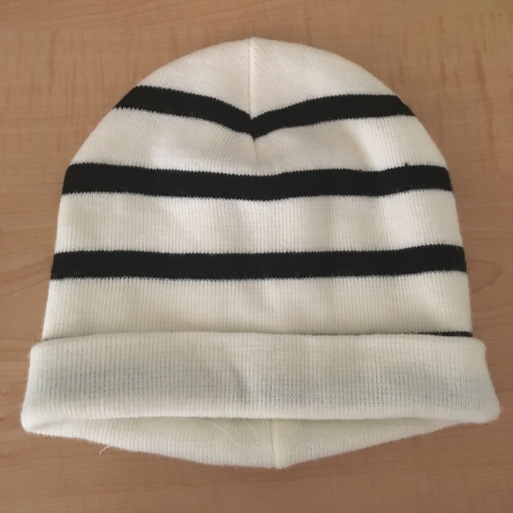 Striped beanie