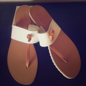 JOIE a la plage leather sandals size 39