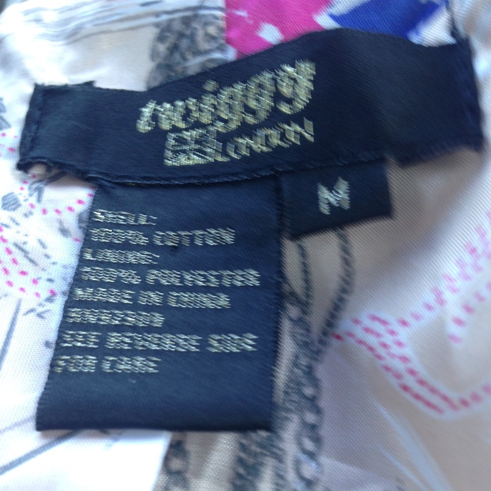 "TWIGGY LONDON" Khaki Satin Lined Blazer Jacket  M