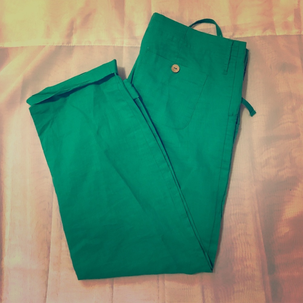 Green Canvas pant