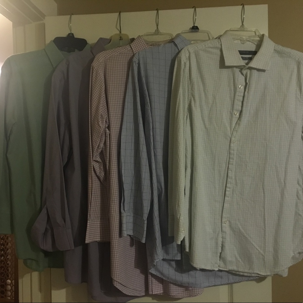Lot of men's dress shirts