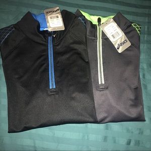 Boys Asics half zip top