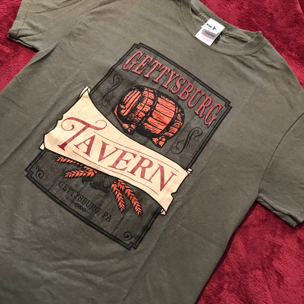 Gettysburg Tavern T-Shirt Souvenir Sm 100% cotton