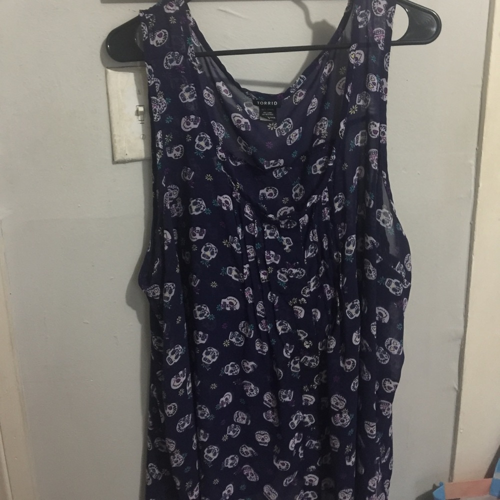 Torrid chiffon tank