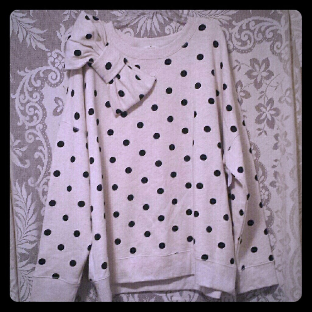 NWOT Kate Spade New York Deco Dot Sweatshirt