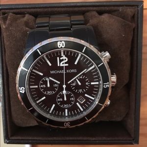 Michael Kors Black Ceramic Watch