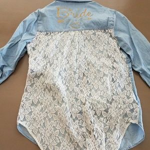 * BRIDE chambray button up