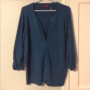 Teal Cardigan by RED