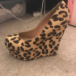 Steve Madden Cheetah Wedges