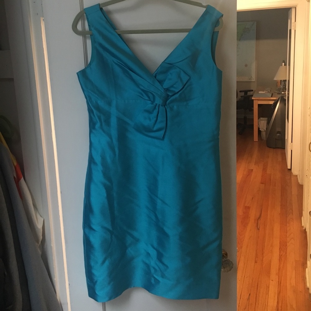 Bright blue Kate Spade dress