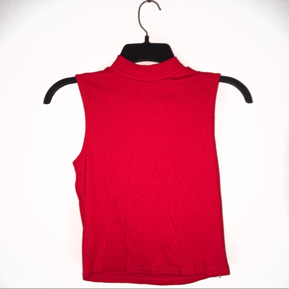 Red Crop Top