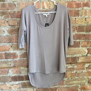 NWT Express Taupe Soft Short Sleeved Tee