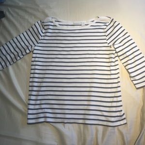 Black and white striped long sleeve