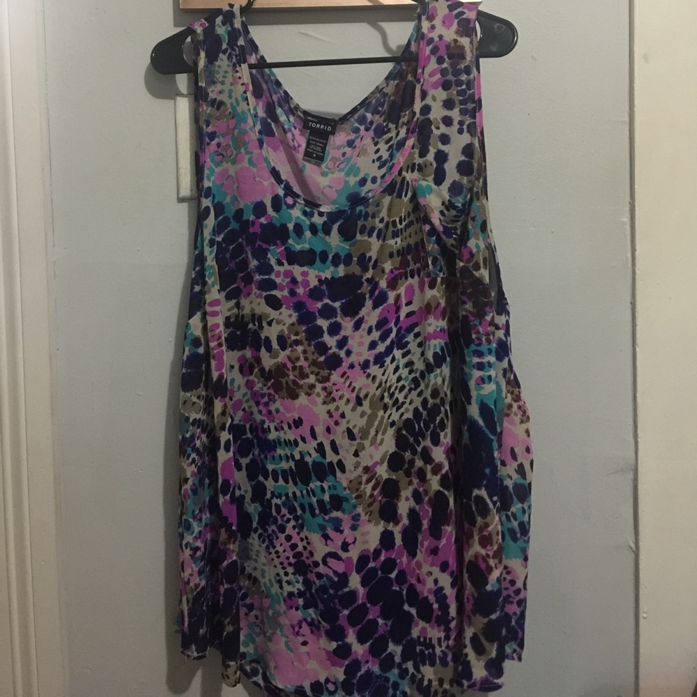 Torrid chiffon tank