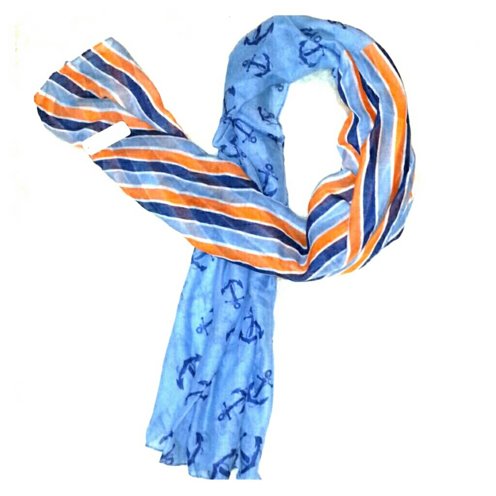 Beautiful Charming Charlie Polyester Scarf. NWT