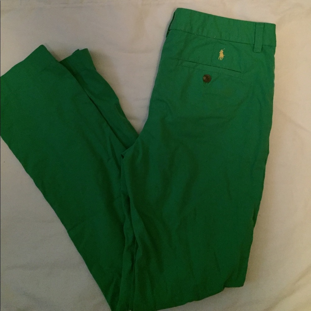 Green Polo pants