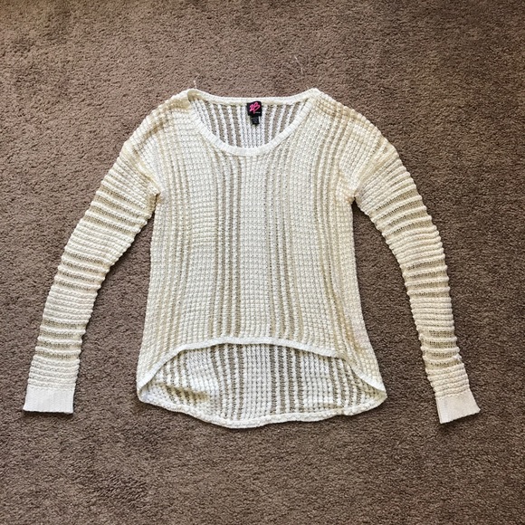Hi-low hem knit sweater - Picture 1 of 1