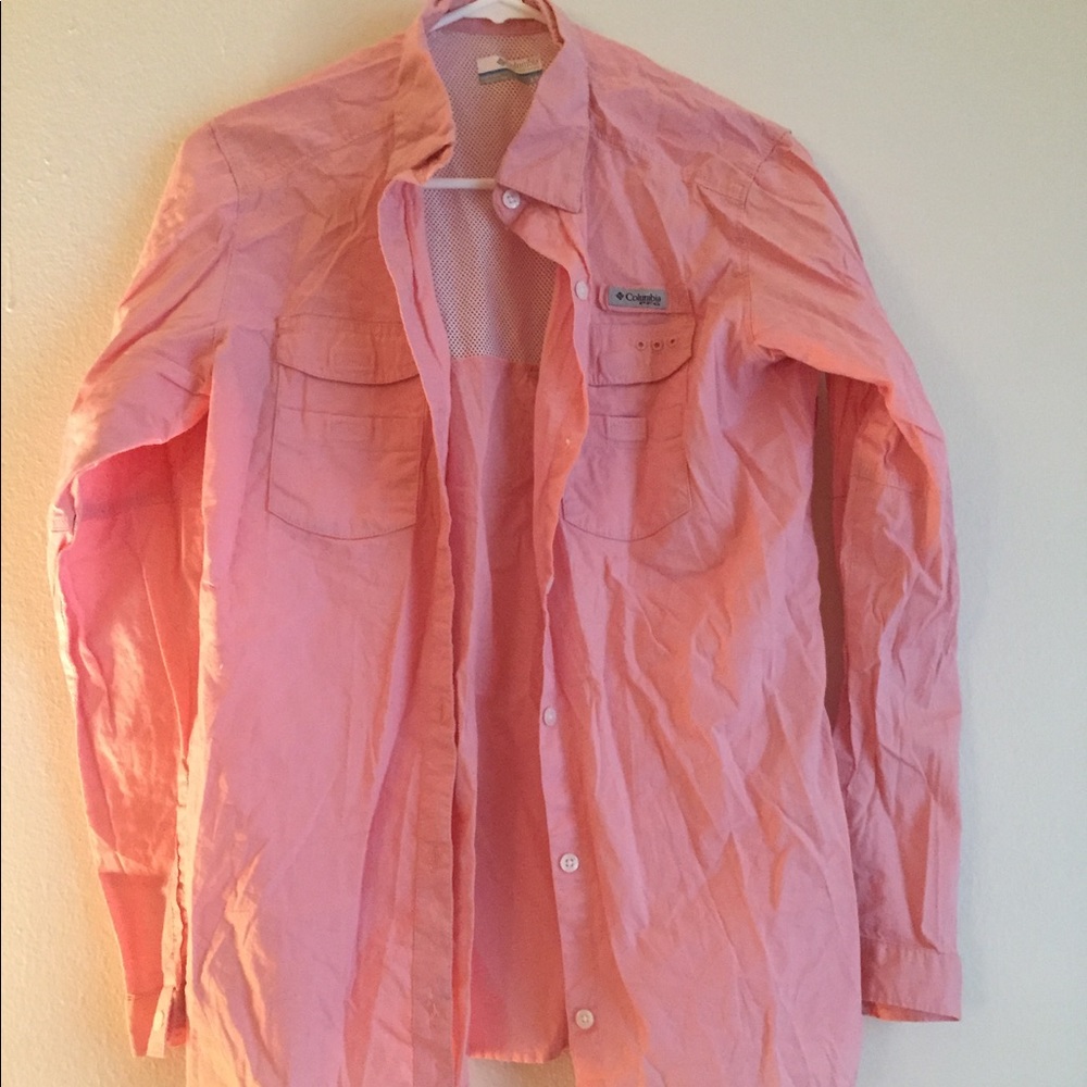 Pink Columbia PFG Fishing Shirt
