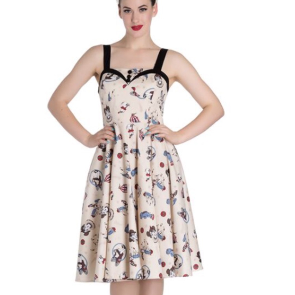 Hell bunny circus pin up dress M