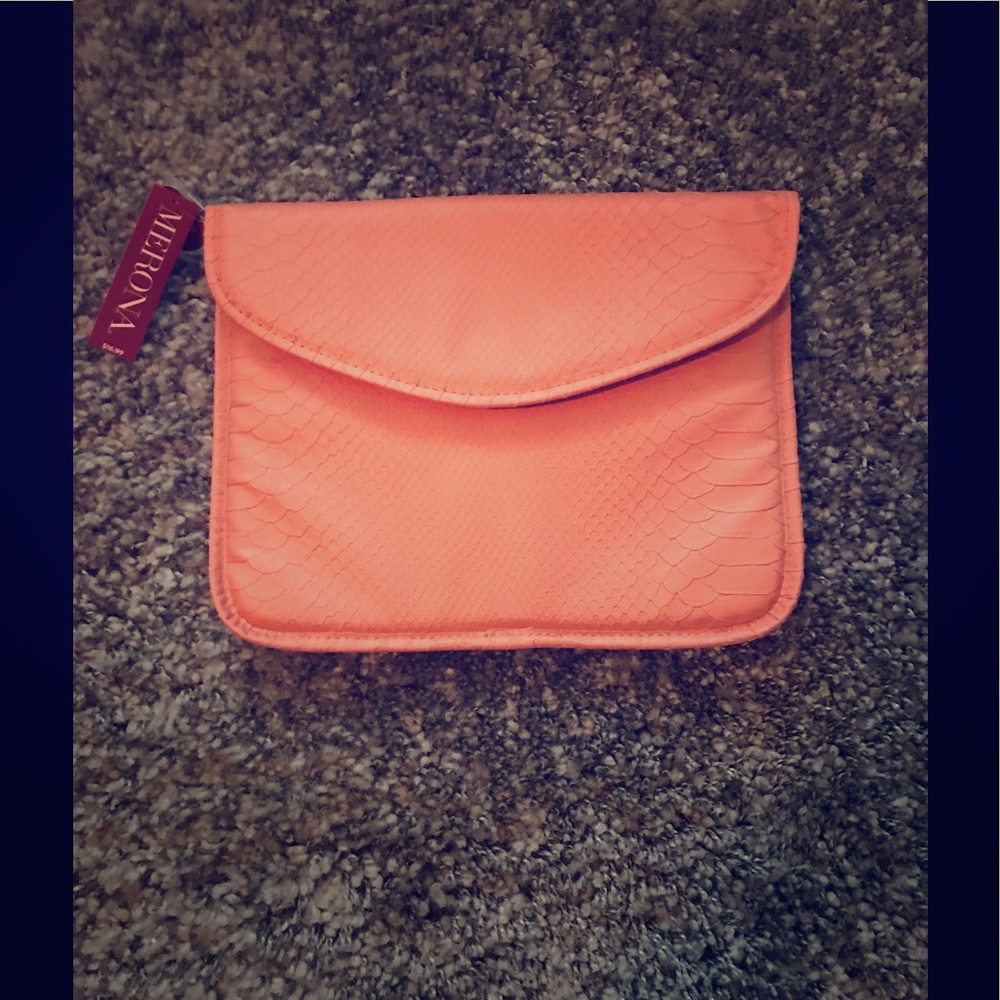 Peach Merona Clutch