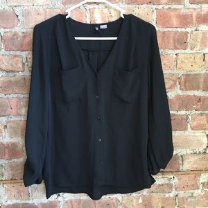 H&M Long Sleeve Button Down Blouse