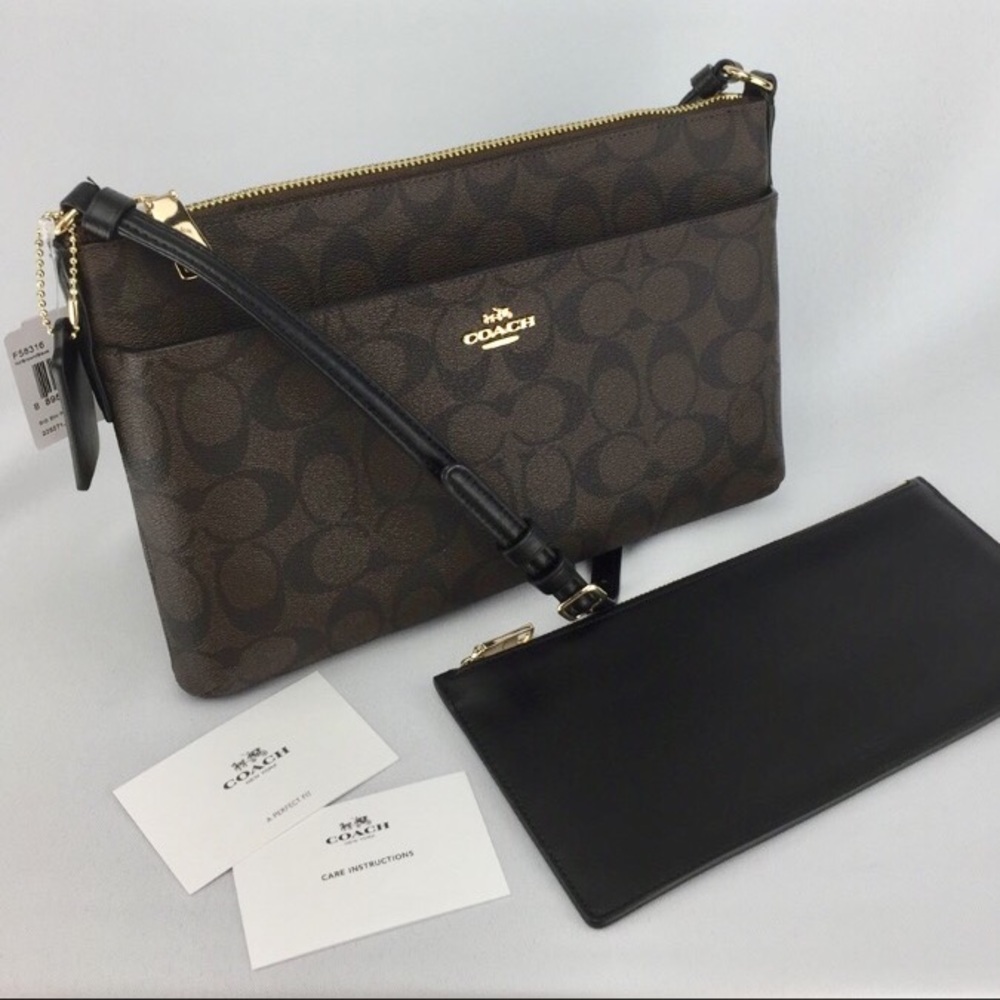 ⚡️Last One⚡️COACH "East/West" Crossbody! - Picture 3 of 8
