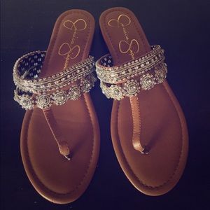 Jessica Simpson Tan Sandals 8.5