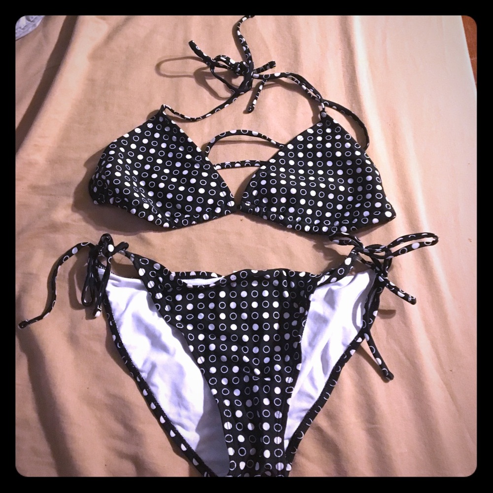 Polka dot bikini