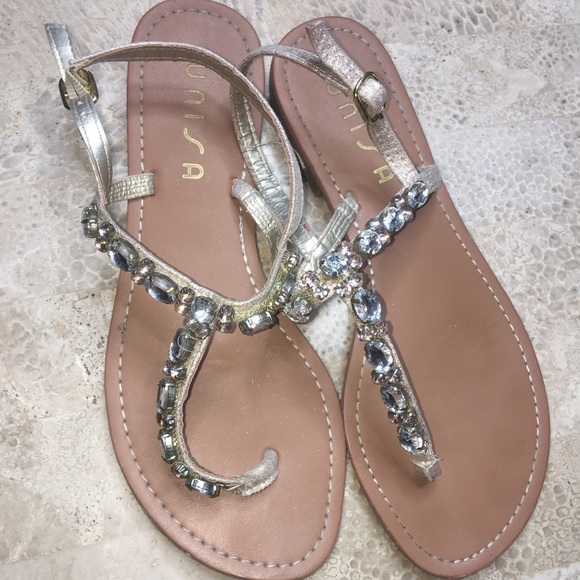 unisa rhinestone sandals