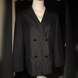 Calvin Klein Women's 2 Piece Suit (Dark Gray)