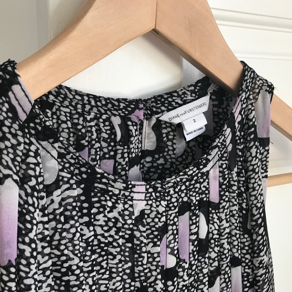 Diane Von Furstenberg pleated dress