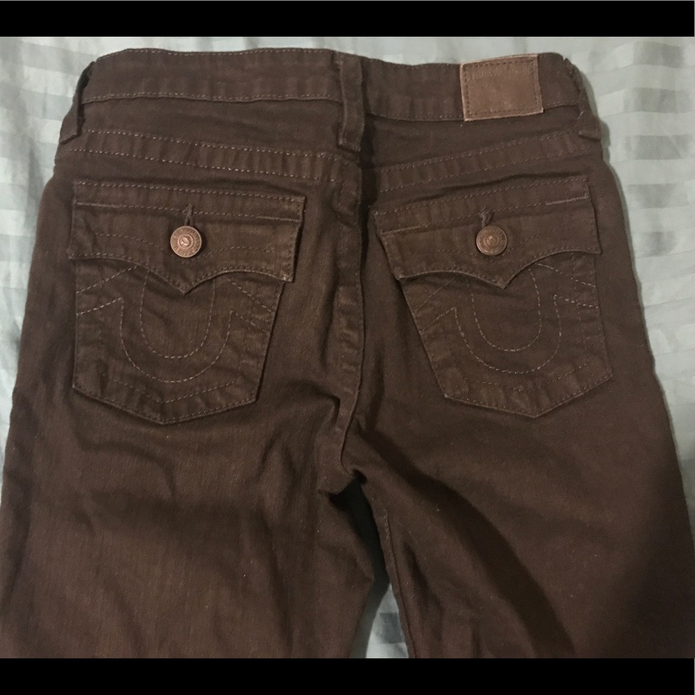 Boys True Religion black denim