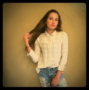 Old Navy Hi-Low Button Down Flannel