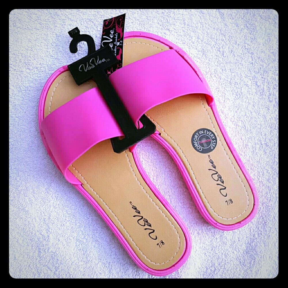 Comfort Cushion Pink Slides