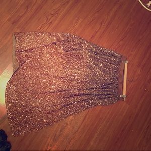 LC runway ombre sequin skirt