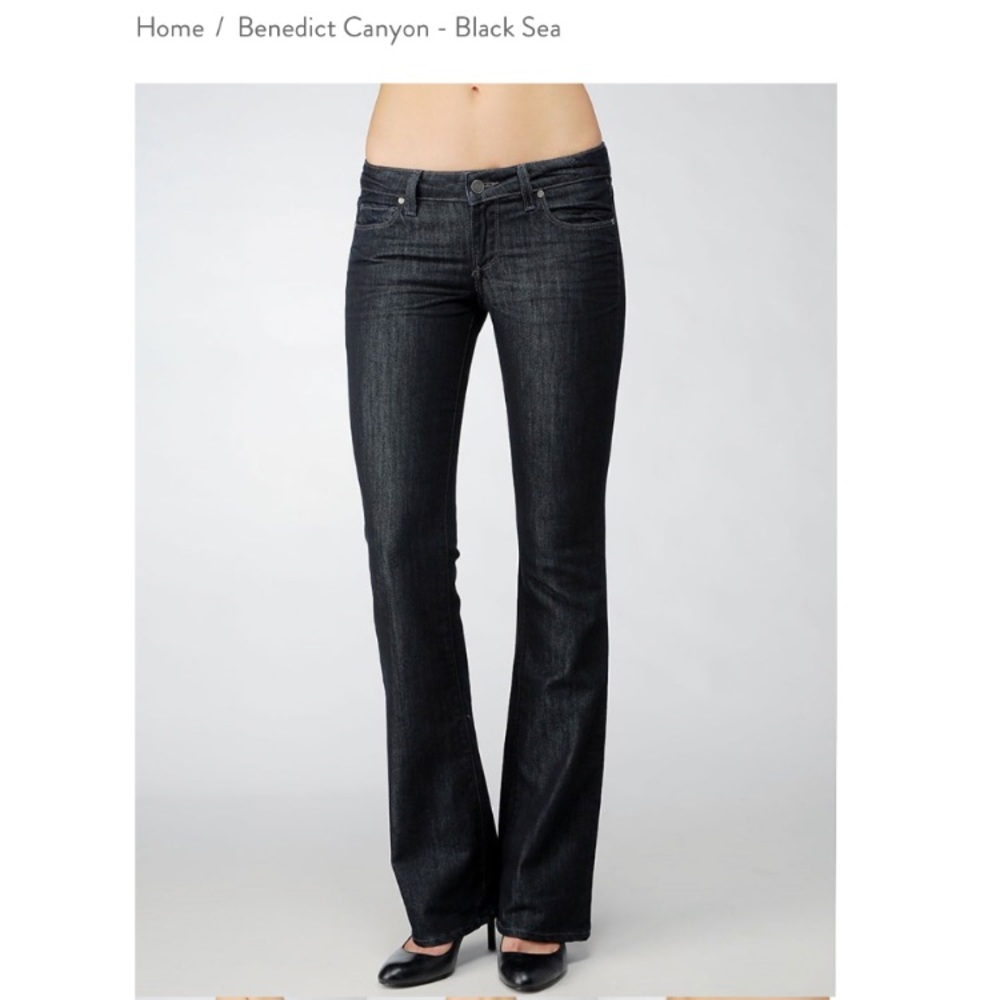 Paige Dark Denim Bootcut Jeans