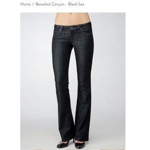 Paige Dark Denim Bootcut Jeans