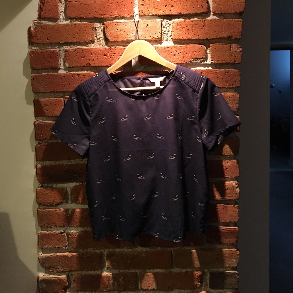Banana Republic crop dress shirt.