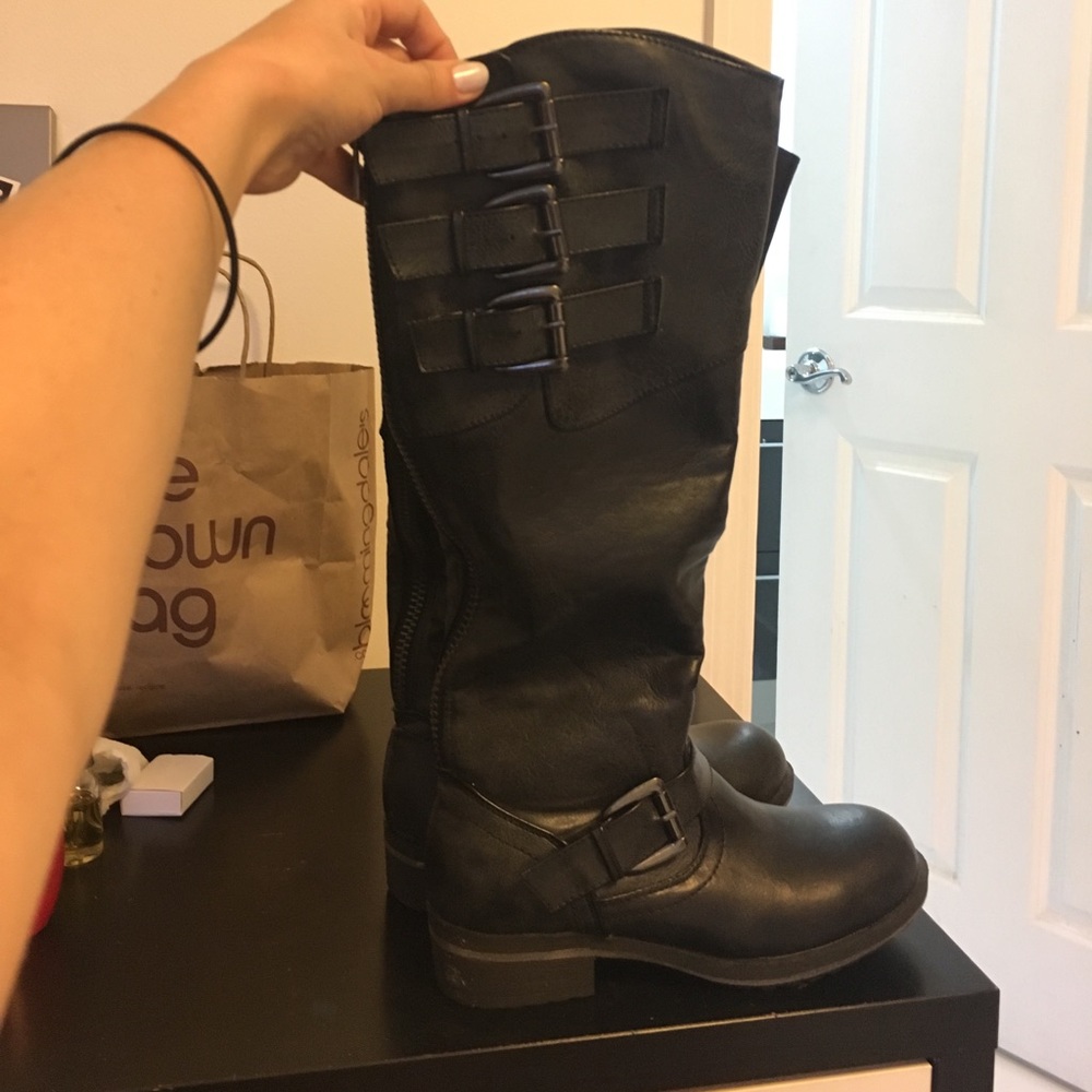 Never worn. Madden girl knee high boots