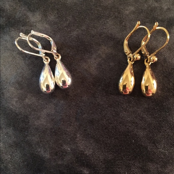 Ralph Lauren Jewelry - Drop Earrings-Ralph Lauren- Set of 2 Gold/Silver