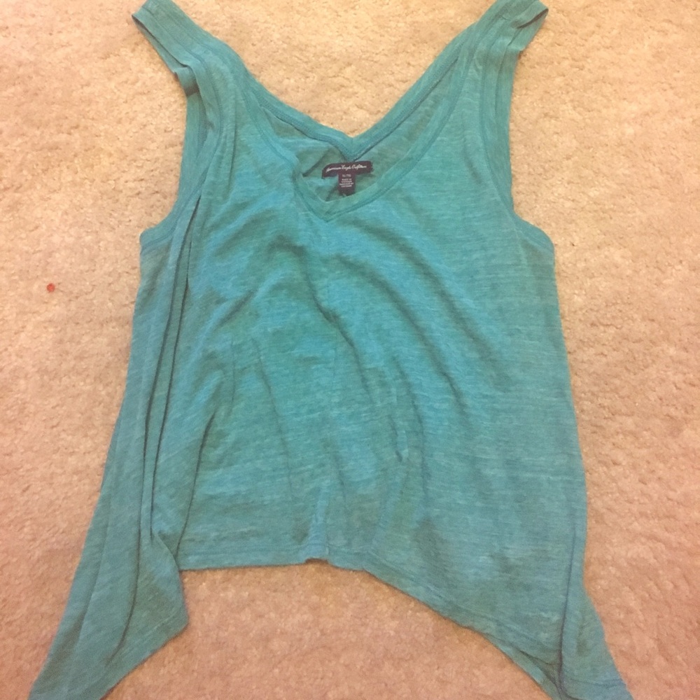 American Eagle Sharkbite Teal Tank