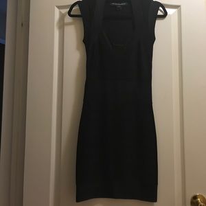 French Connection Bandage Cap Sleeve Dress