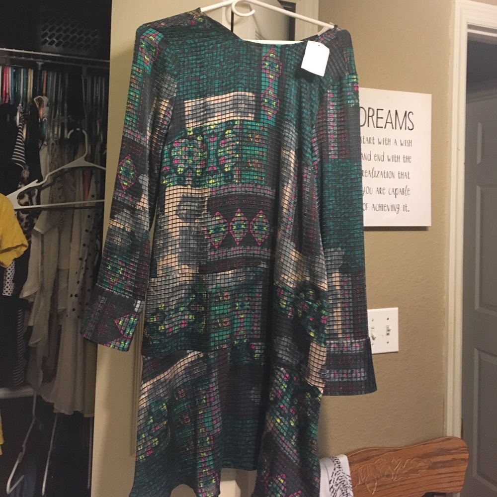 Artsy H&M watercolor dress