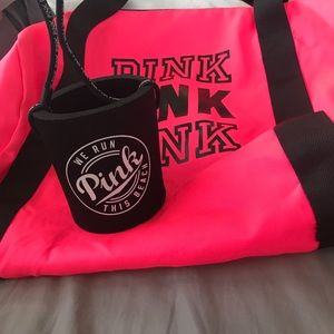 Pink Victoria secret beach drink cozy!!