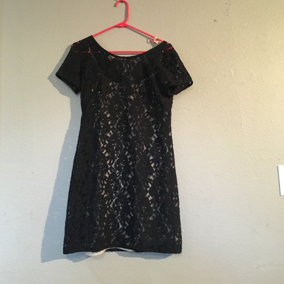 Black Tan Ann Taylor Loft Size 0 Dress - Picture 2 of 6