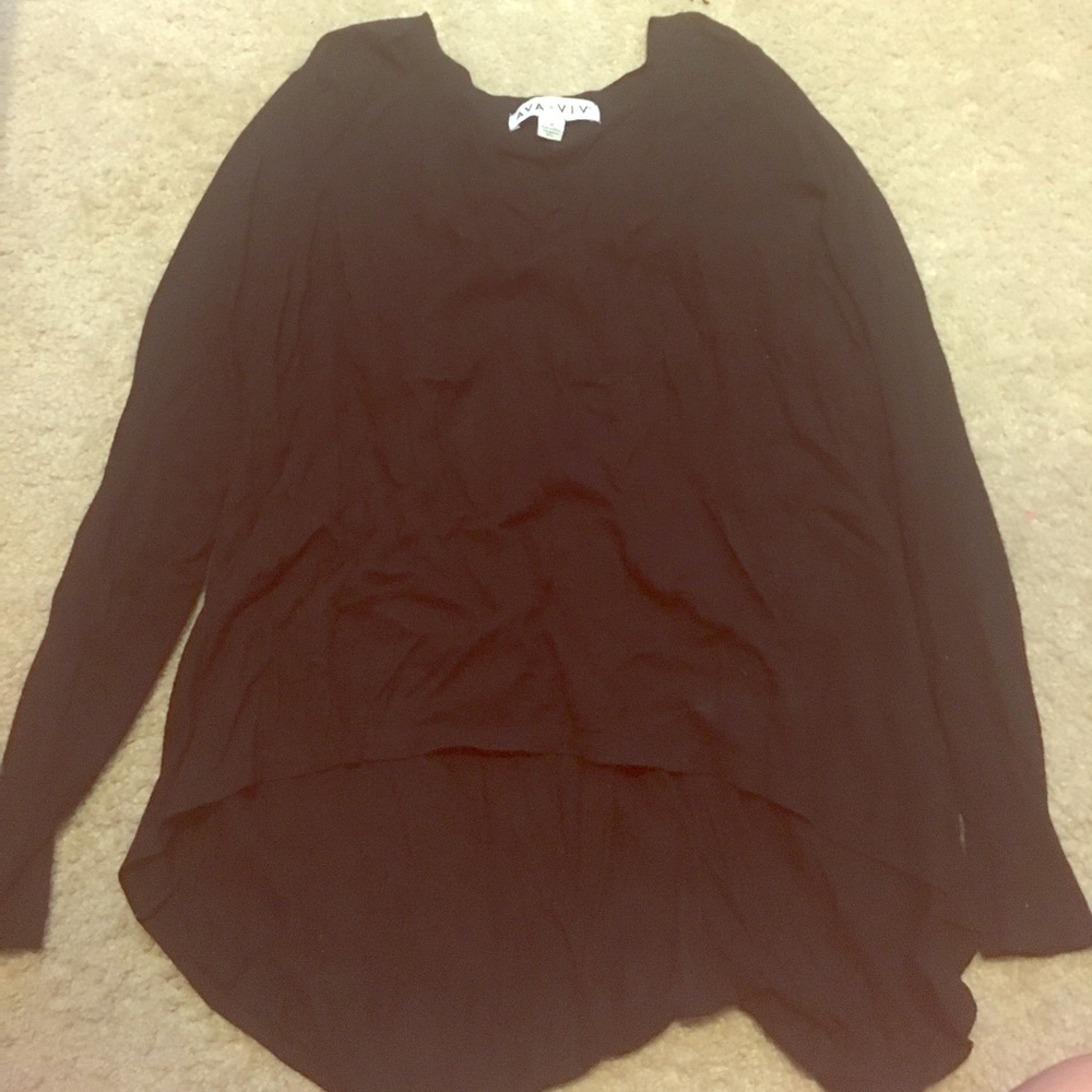 High-Low v-neck Sweater
