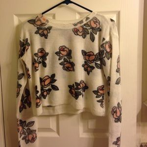 Frenchi cute crop sweater