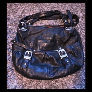 B Makowsky Leather Handbag