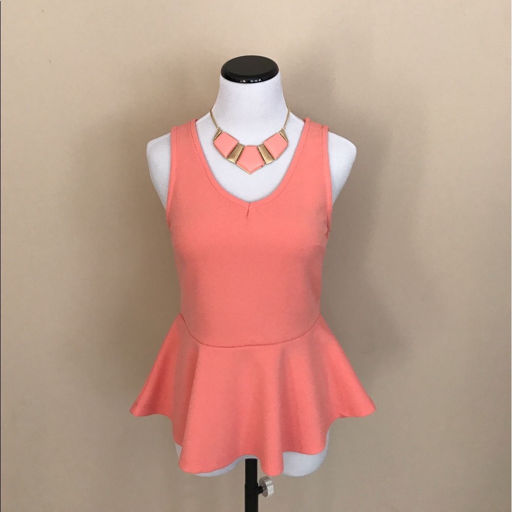 Peplum Top with matching Necklace