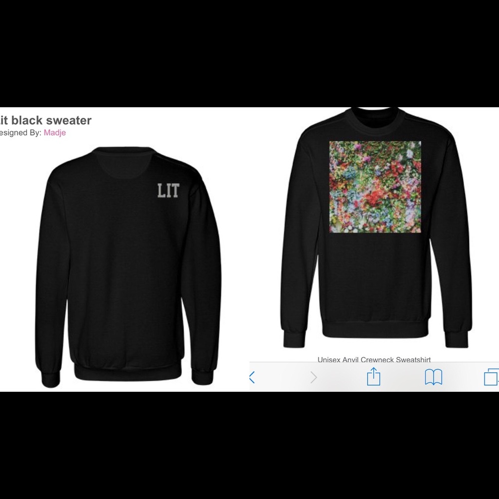 Black sweater